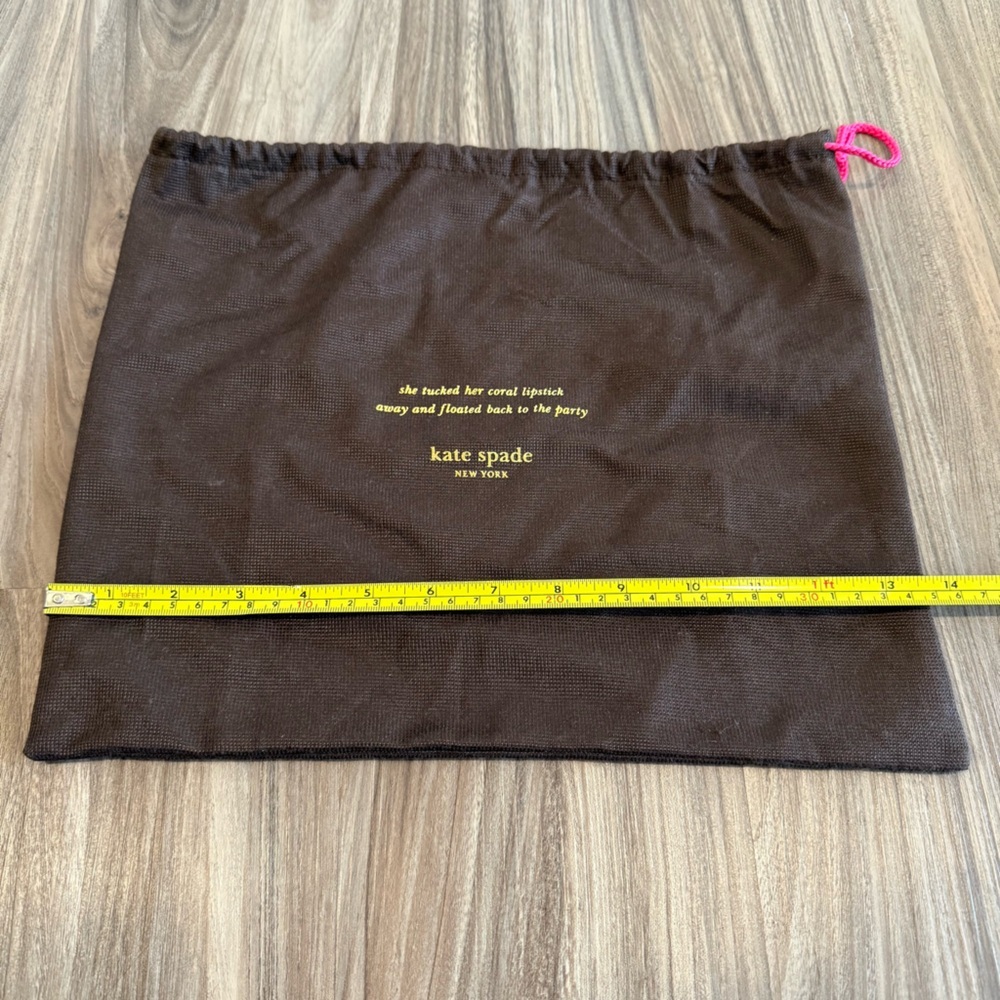 Kate Spade Medium Dark Brown Dust Bag - Picture 7 of 8